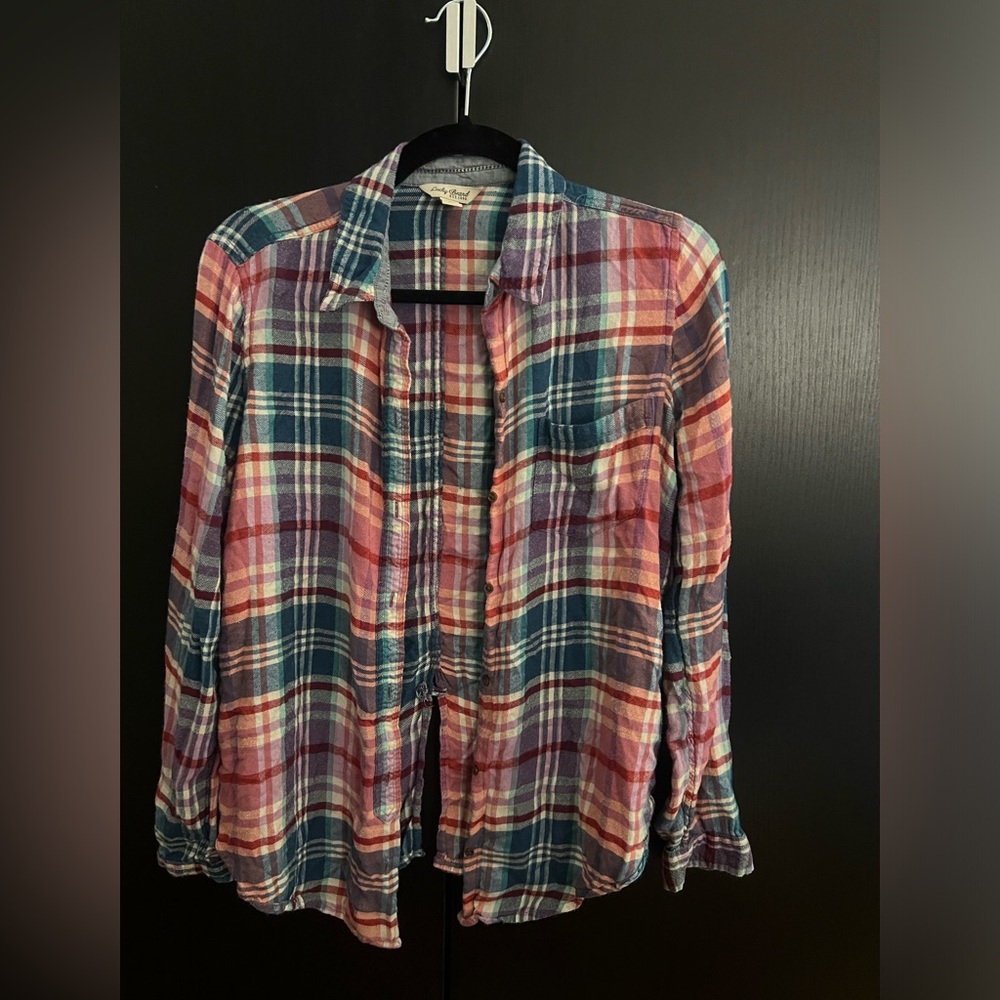 Lucky Brand Plaid Button Shirt